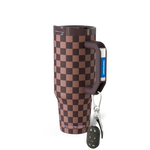 Thicc Buddy 40oz | Espresso Checkered