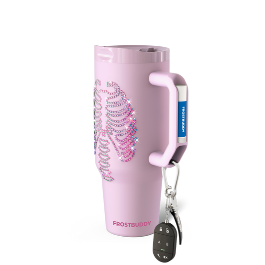 Thicc Buddy 40oz | Pink Skeleton